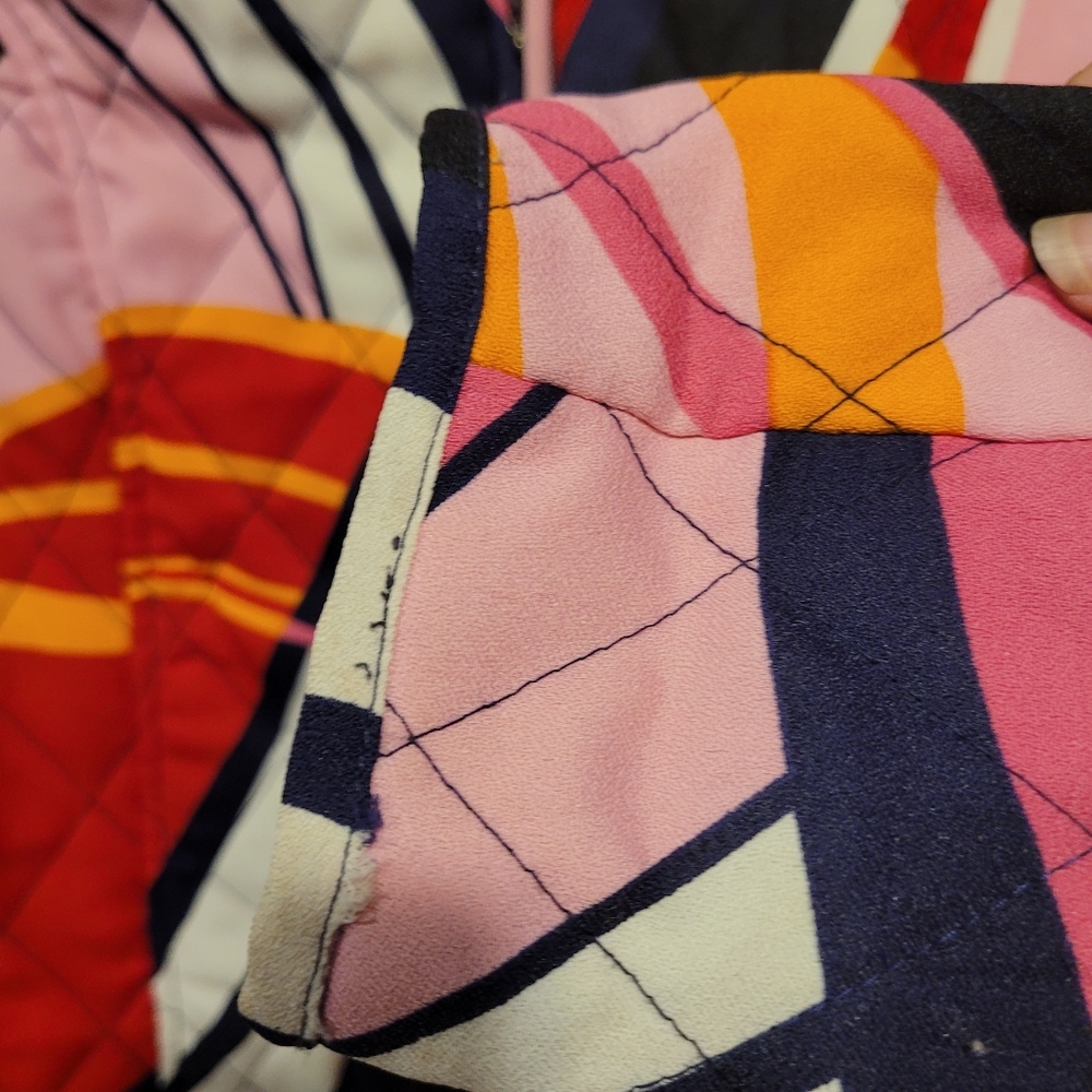 EUC Selene Sport Colorful Quilted Look Jacket Size Medium - Picture 7 of 10